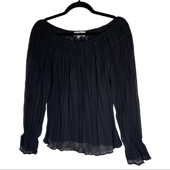 Harlow long sleeve peasant blouse size M - Picture 4 of 13